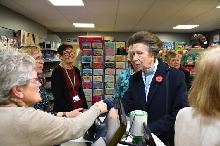 Princess Anne in Taunton