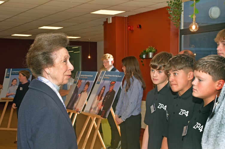 Princess Anne at Bridgwater and Taunton College this Thursday (October 31)