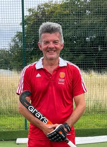 Ashley Tisshaw - playing hockey for England in New Zealand
