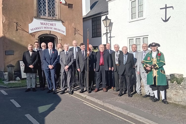 Watchet's Court Leet held its traditional goose dinner in the Bell Inn.