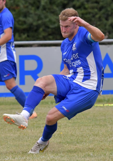 Stefan Phillips - unlucky with Congresbury's equaliser