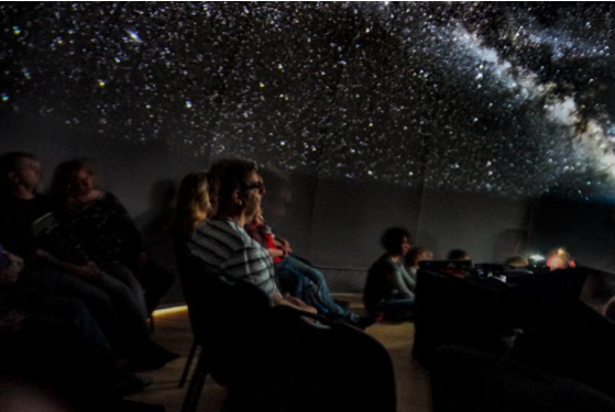 A planetarium experience for people who enjoyed this year's Exmoor Dark Skies Festival. PHOTO: ENPA.