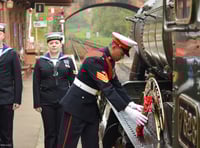 Heritage railway trust holds act of Remembrance