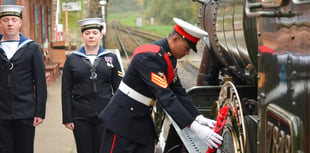 Heritage railway trust holds act of Remembrance