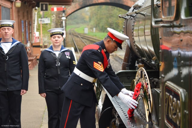 The West Somerset Railway locomotive Odney Manor was renamed as Norton Manor ‘40 Commando’ for this year's acts of Remembrance.