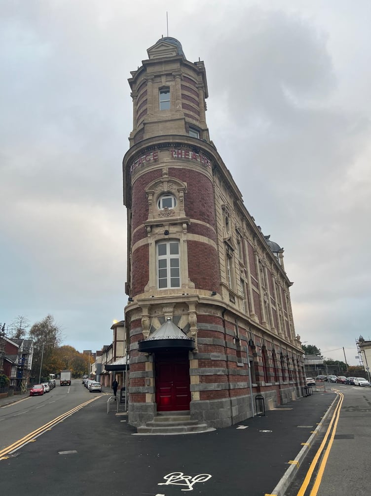 The historic Palace Theatre, Swansea, has reopened after a restoration project involving Exmoor's West Country Blacksmiths.