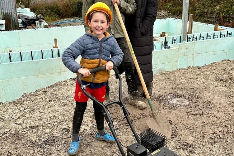 An Exmoor Young Voices pilot self-build project in Winsford, supported by Lendology. PHOTO: EYV.