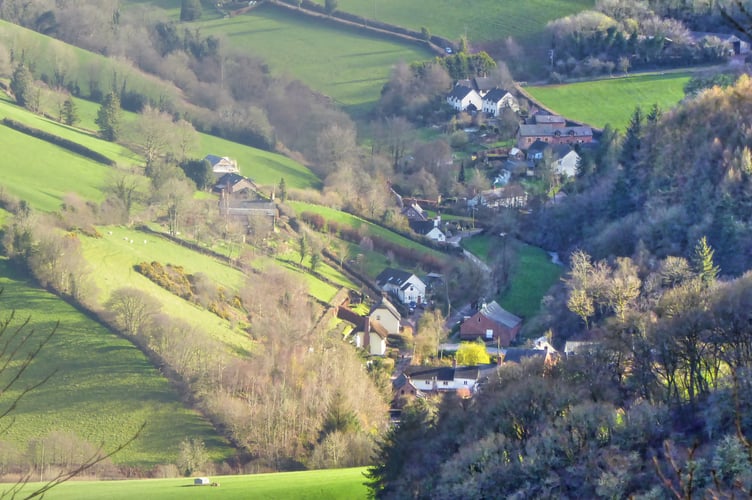 A view of Luxborough from Perley Combe (Photo: Martin Hesp)
