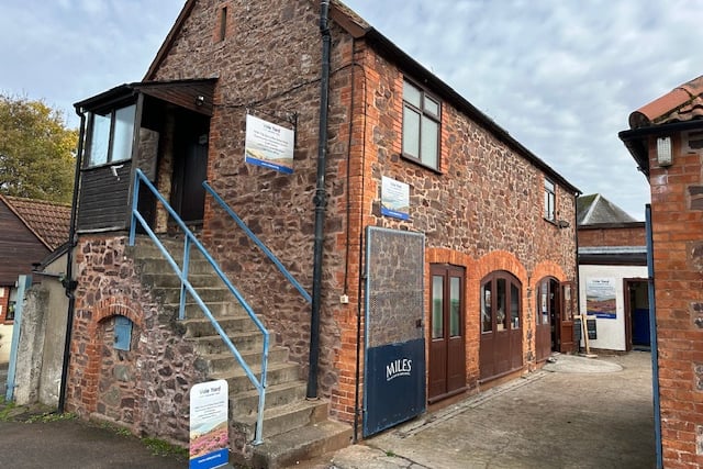 Vale Yard, Porlock, home of Miles Tea and Coffee, and the new Porlock Information Centre.