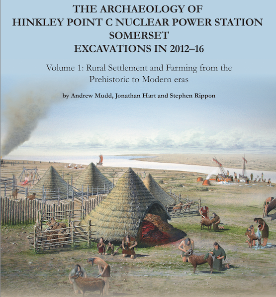 The cover of one of the monographs published by Cotswold archaeology after an excavation at Hinkley Point.