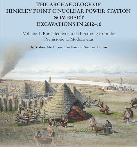 The cover of one of the monographs published by Cotswold archaeology after an excavation at Hinkley Point.
