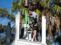 Exmoor church bell silent for 150 years now ringing again in Australia
