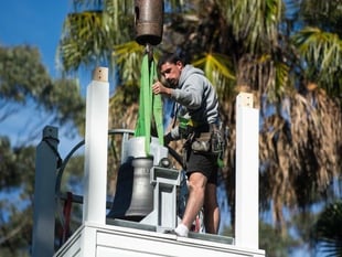 Exmoor church bell silent for 150 years now ringing again in Australia