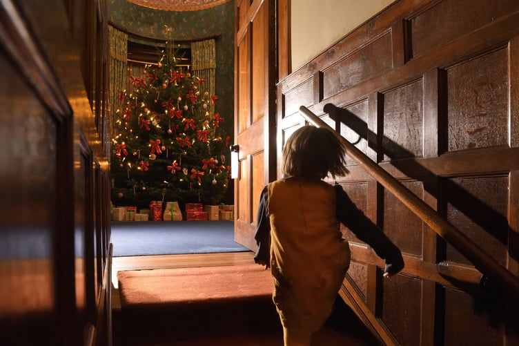 Child at Dunster Castle, Somerset