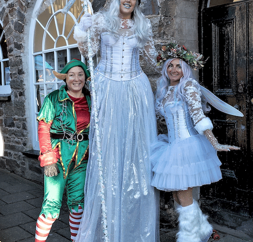 Some of the entertainment at last year's Dulverton by Starlight.
