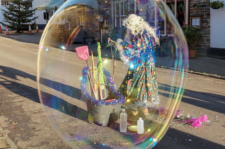 Bubble magic will be part of the entertainment for Sunday's Dulverton by Starlight festival Hendon Night Shoot