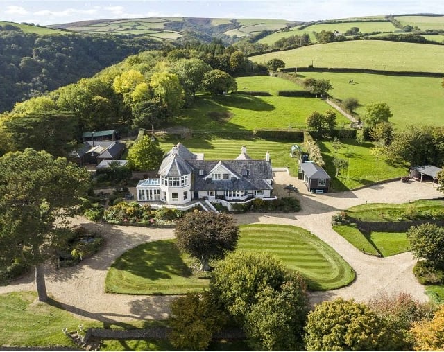Country house and cottage overlooking Bristol Channel for £2.5 million