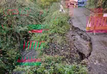Rebuilding Exmoor road damaged by Storm Bert to take to end of year
