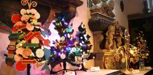 Town festive season starts with church Christmas tree festival