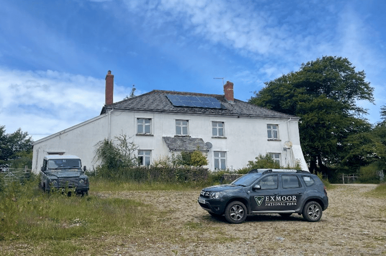 Driver Farm, which Exmoor National Park Authority is to restore in a £2 million project. PHOTO: ENPA.