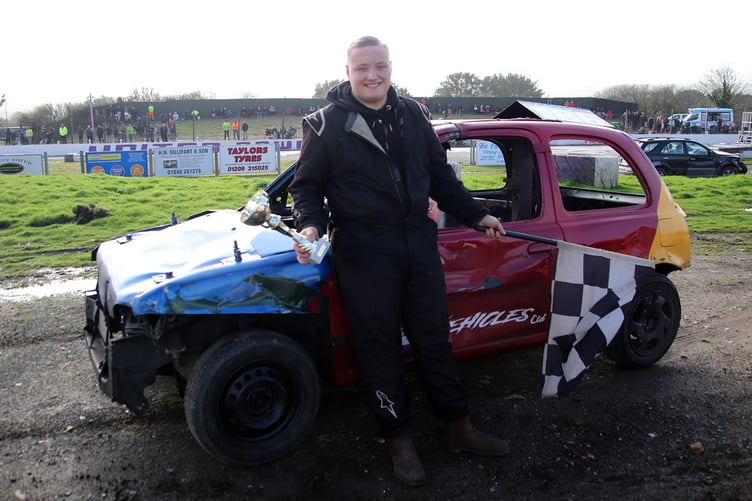 Lewis Fasey - three National Micro Bangers wins from three starts at St Day in February
