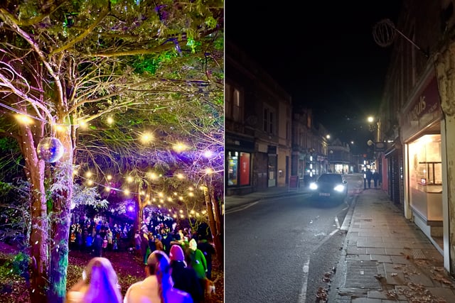 "Woeful" Christmas lights in Somerset town centre create tension