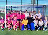 Minehead Ladies play pre-Christmas inter-club hockey match 