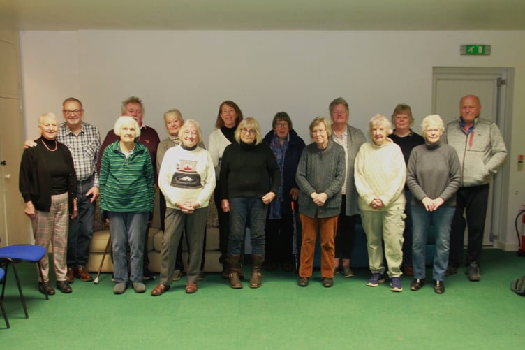 Some of the new trustees and volunteers who have taken over at Moorland Foodbank, in Dulverton. PHOTO: George Ody.