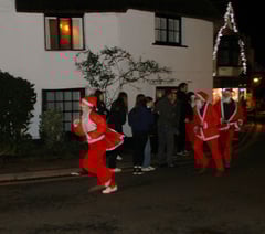 Village hoping for record number of Santas