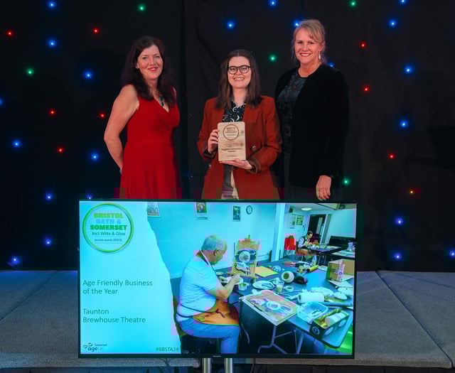 Taunton Brewhouse wins award for service to older visitors