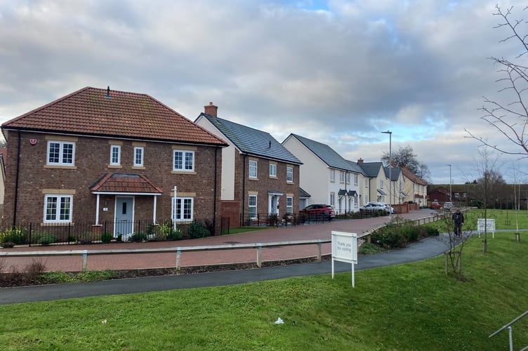 The Liddymore Park development on Liddymore Road in Watchet (Photo: Daniel Mumby)
