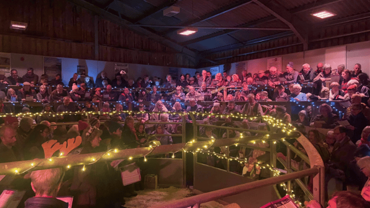 'Singing in the Ring' at Cutcombe Market, Wheddon Cross,. PHOTO: Leanne Coles.