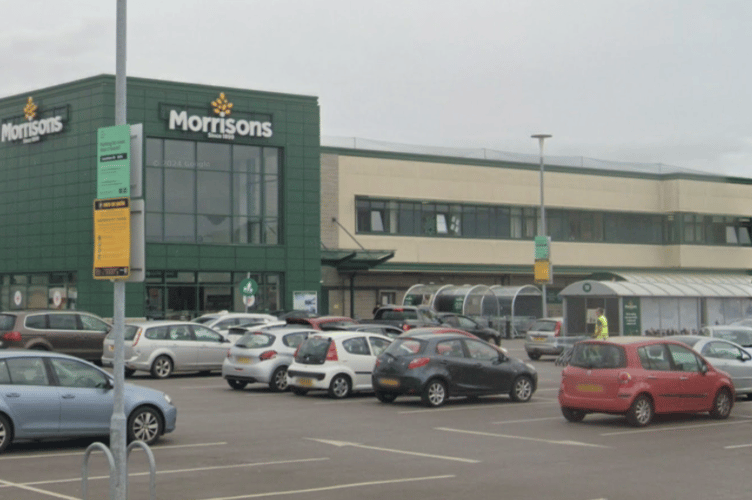 The Morrisons supermarket in Minehead. PHOTO: Google Maps.