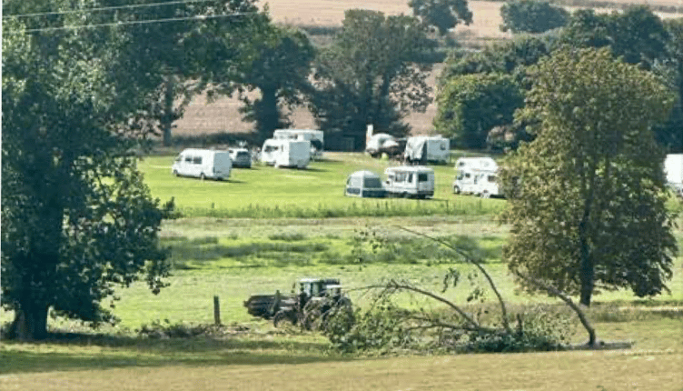 A view of Home Farm caravan site, Blue Anchor. PHOTO: Margaret Smith.