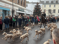 Crowds turn out for Boxing Day hunt meet