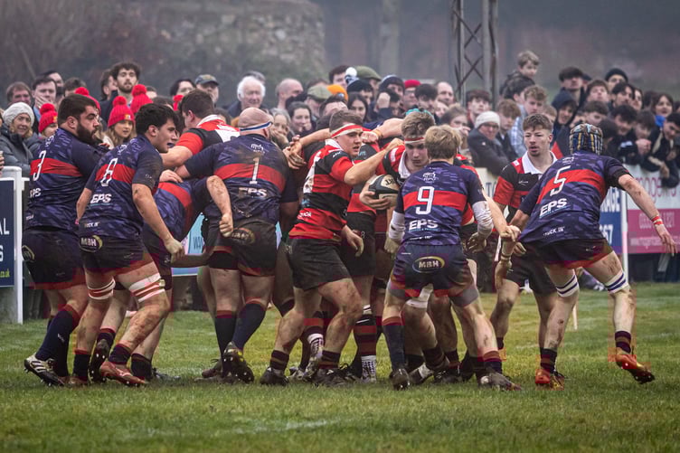 Boxing Day rugby action at Wellington