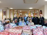 Care group colleagues and residents help food bank