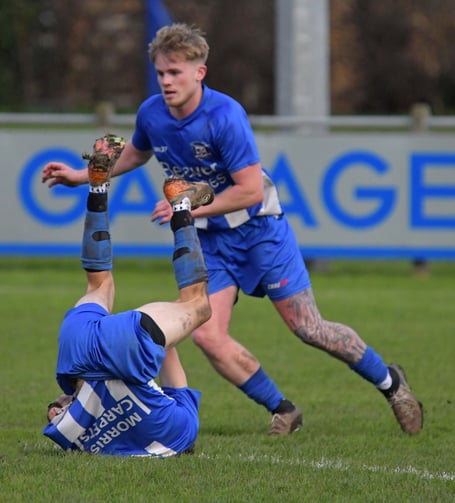 Josh Elston - put Minehead ahead in second half 