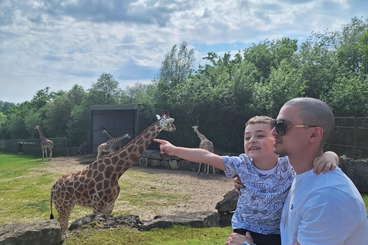 Aleks and Angel Simeonov. A desperate family is trying to raise £3m for miracle "one time" treatment to save their six-year-old son's life. Brave little Aleksander Simeonov with diagnosed with Duchenne Muscular Dystrophy (DND) in April - after suffering from a tight Achilles tendon and issues with the alignment of his hips. The rare, life-threatening condition - which predominantly affects boys - causes muscle deterioration affecting the skeletal, heart, and lung muscles. Without stem cell therapy, the degenerative condition will rob Aleks of the ability to walk, and shortens his life expectancy to just 20 years-old.