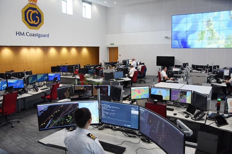 A Maritime and Coastguard Agency control centre. PHOTO: HM Coastguard.