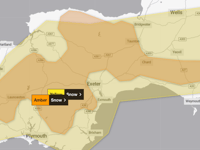 Met Office issues amber snow warning for Somerset