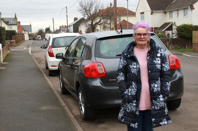 Police are hunting a man who severely vandalised Watchet Mayor Cllr Loretta Whetlor's car. PHOTO: George Ody.