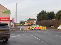 A38 closed after pedestrian dies in suspected 'fail to stop' collision