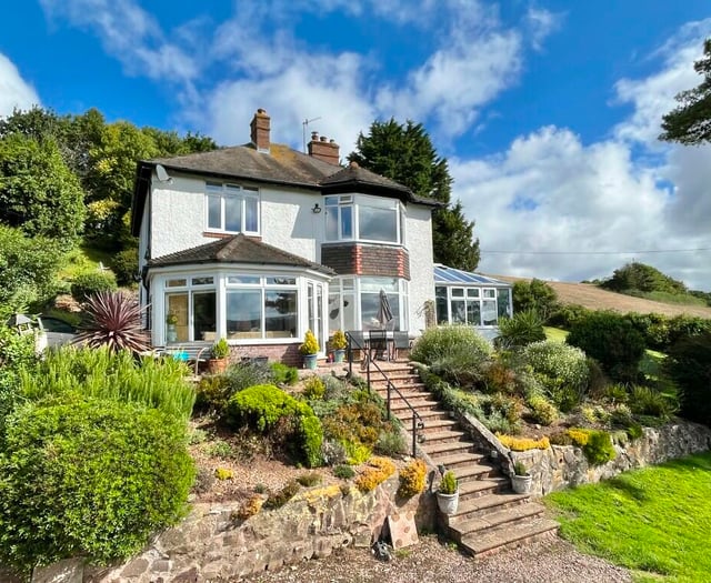 1930's home overlooking stunning Quantock hills available for £635,000
