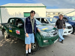 Somerset student to travel to Ukraine frontlines for a second time