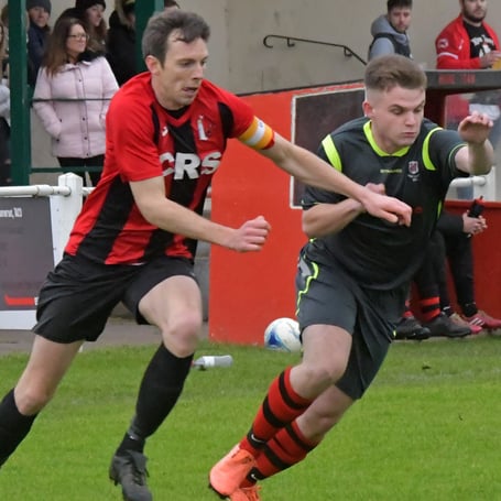 Eben Harding - sound in defence for Watchet