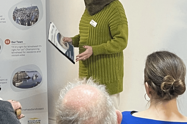 Tiverton and Minehead MP Rachel Gilmore at the launch