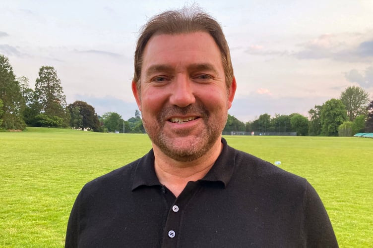 Wellington boss Richard Cherry - his side face Barnstaple this evening