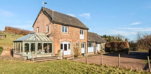 Converted stone barn on 15-acres of farmland on the market for £775K