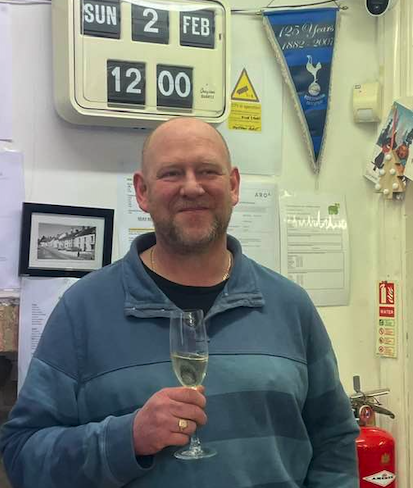 Matt Hirst, who has now closed Kilve Stores and Post Office.